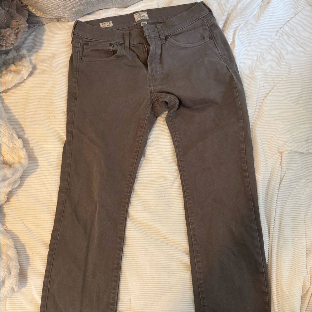 J Crew 484 5 pocket pants in Dill green - 30x30